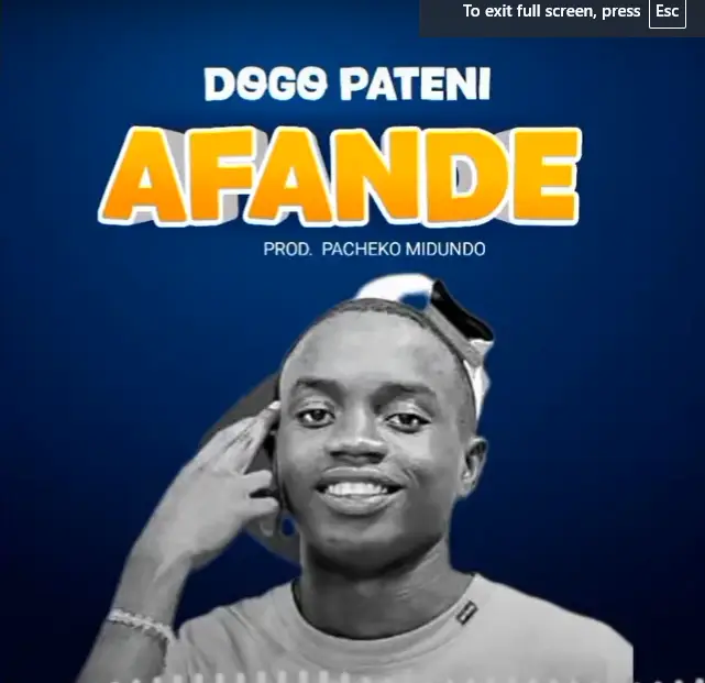Download Audio | Dogo Paten – Afande